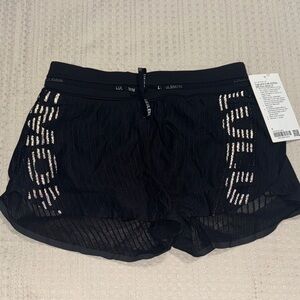 lululemon athletica Black Mesh Women's Athletic Shorts